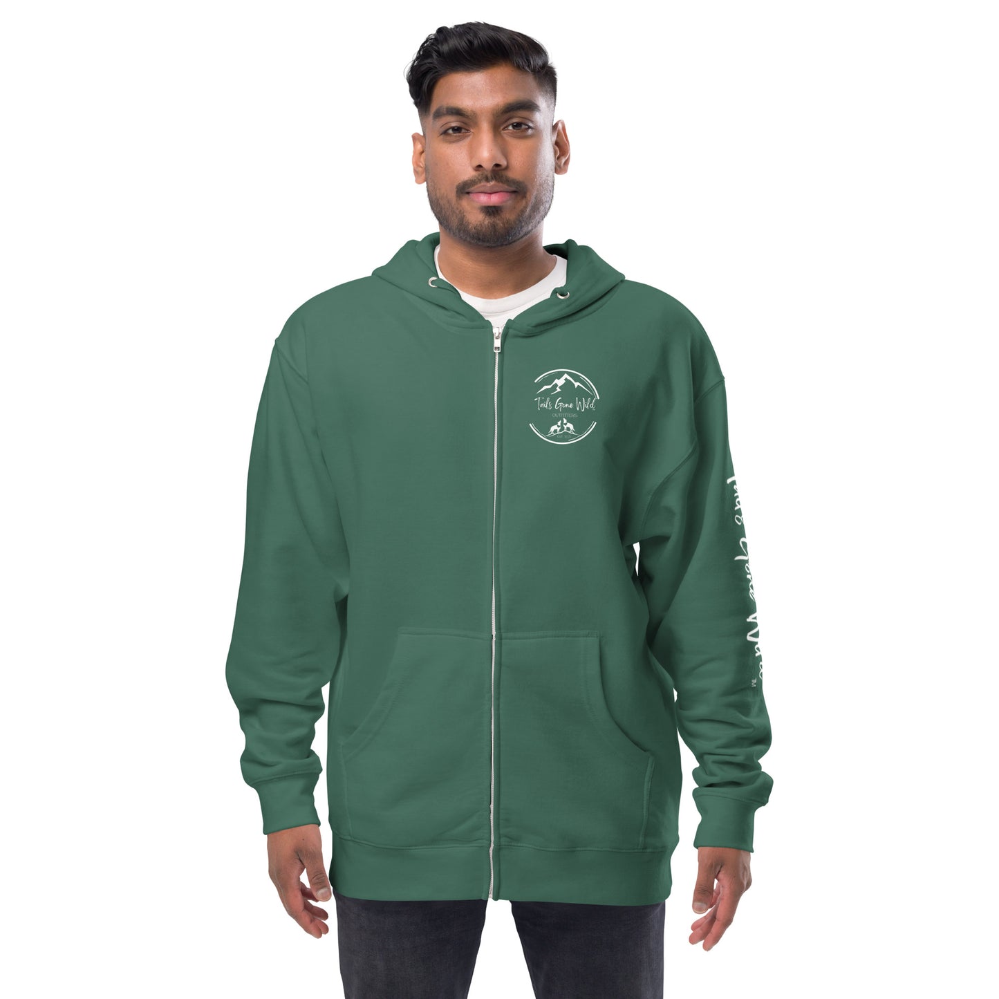 Tails Gone Wild Unisex zip up hoodie