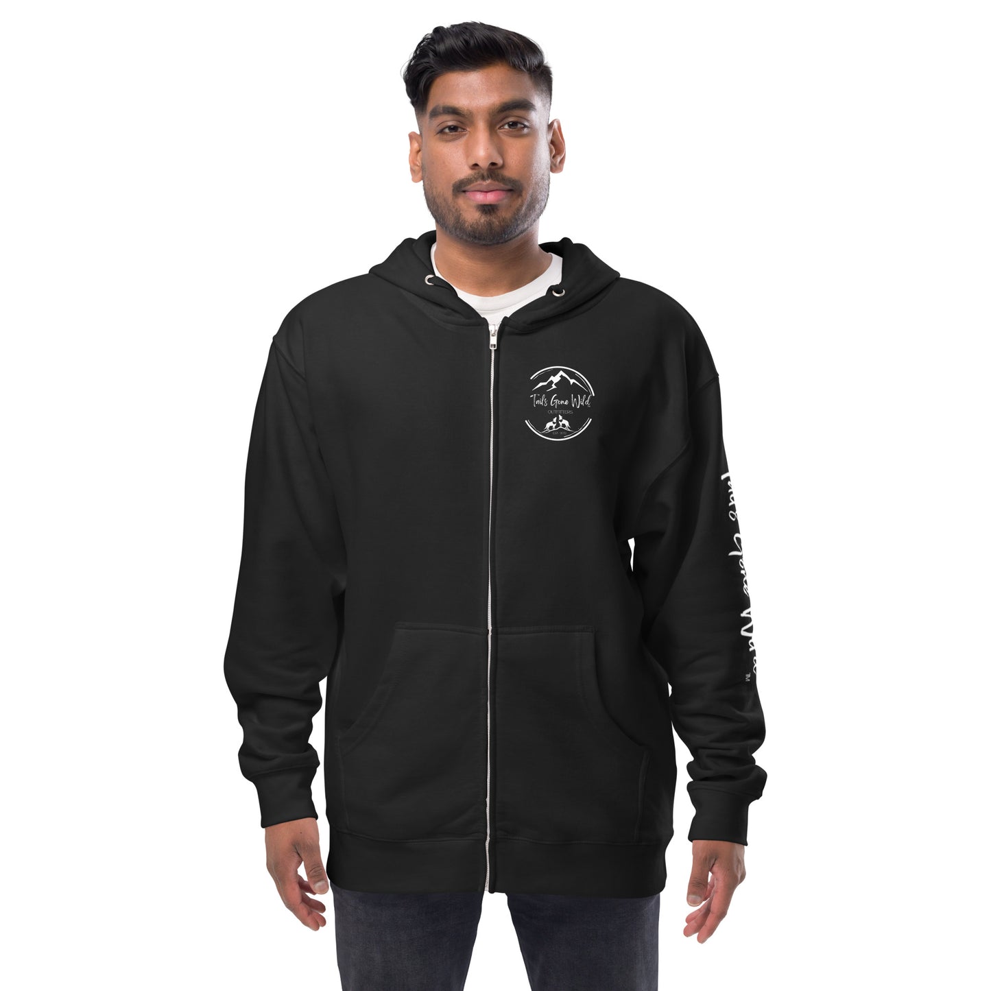 Tails Gone Wild Unisex zip up hoodie