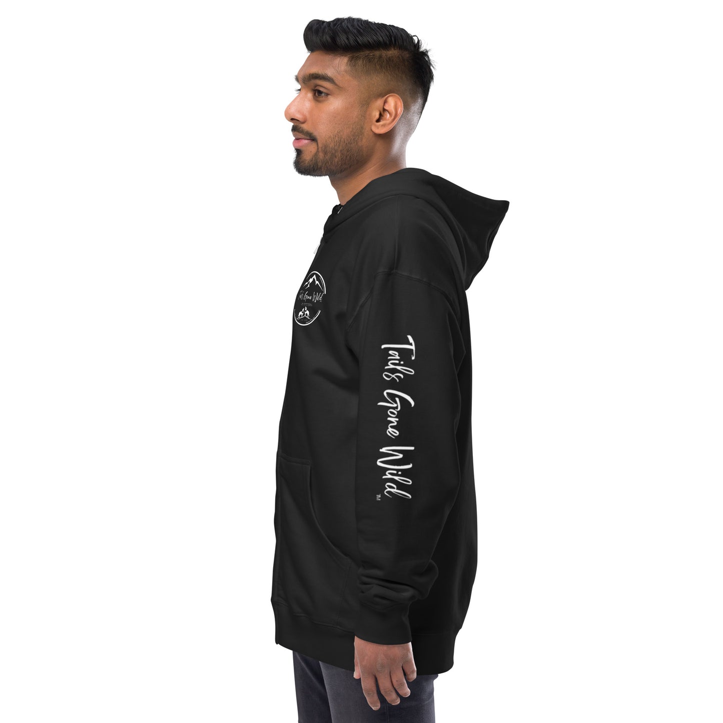 Tails Gone Wild Unisex zip up hoodie