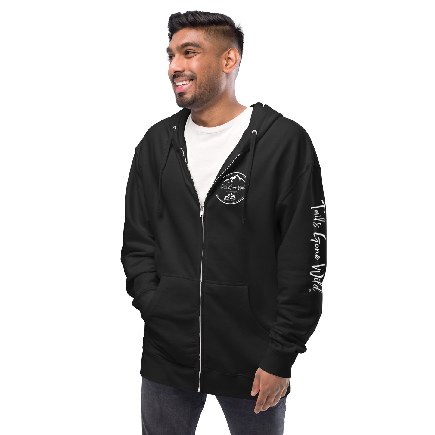 Tails Gone Wild Unisex zip up hoodie