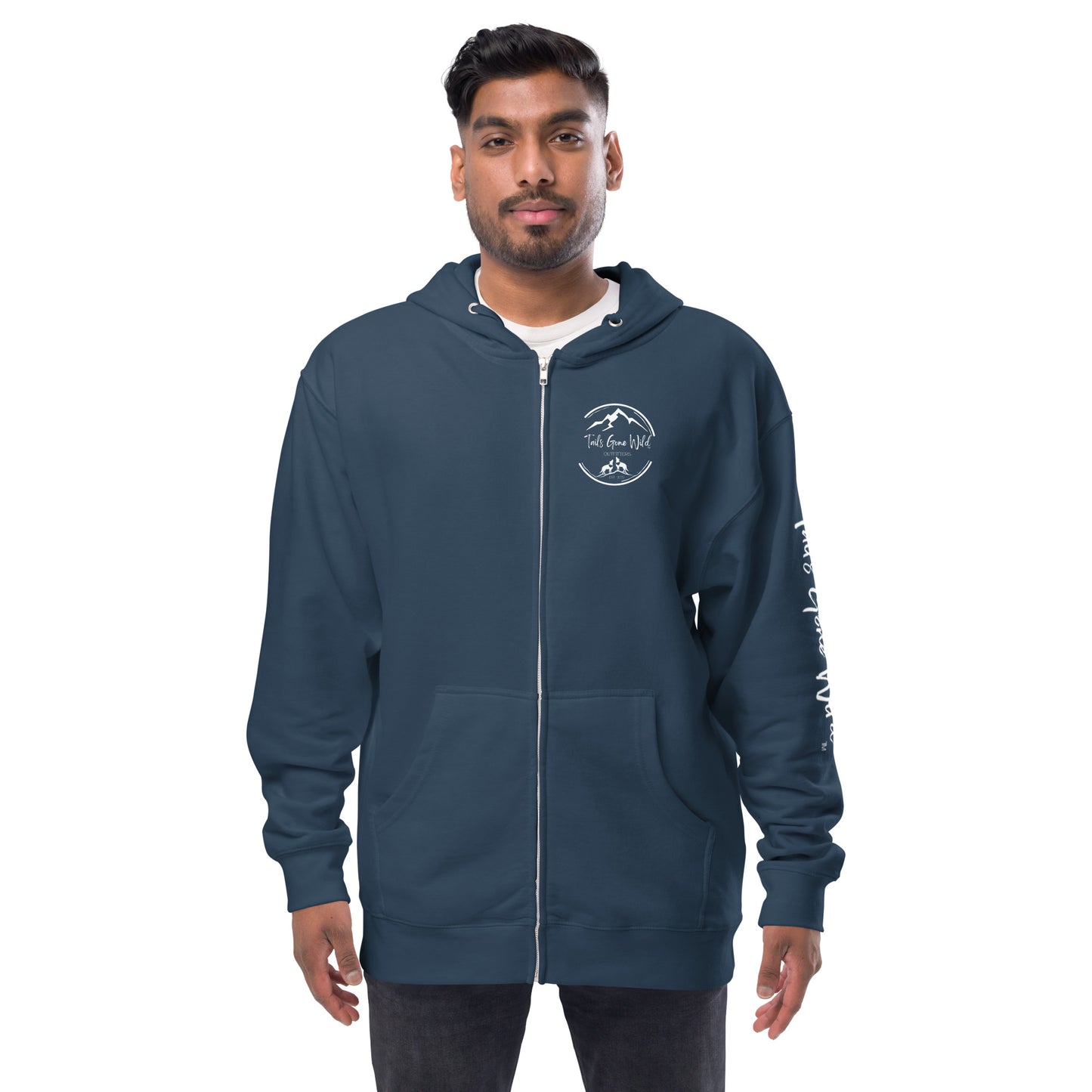 Tails Gone Wild Unisex zip up hoodie