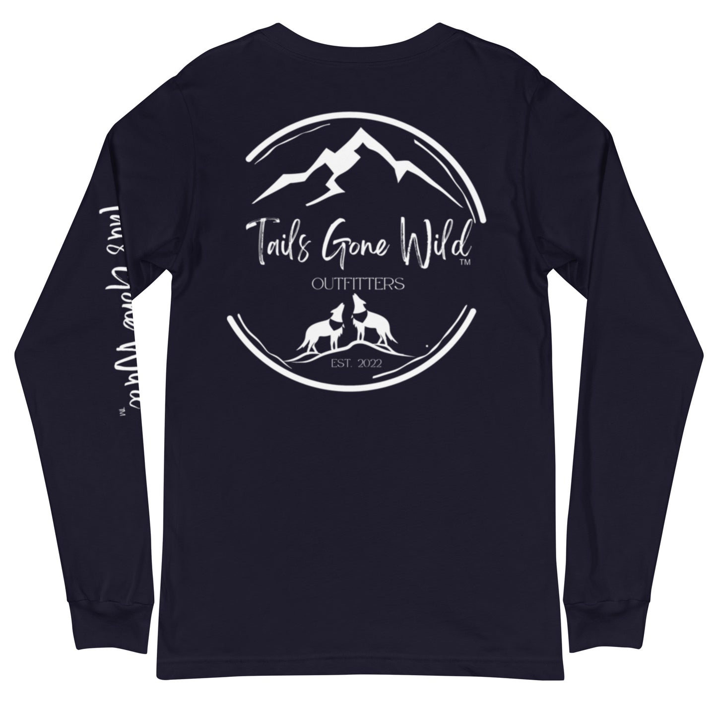 Tails Gone Wild unisex long sleeve tee